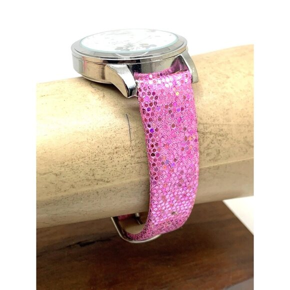 Disney Women's Watch Mickey Minnie Mouse Quartz White Dial Pink Band WDS000345 - Picture 12 of 14